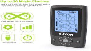 Auvon Tens Muscle Stimulator Family Pack is a great unit to massage those aching muscles.