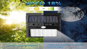 SEZAC Solar Motion Sensor Security Lights
