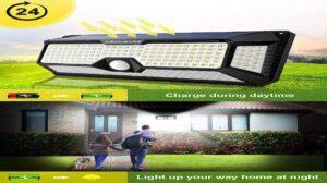 Solar Outdoor Motion Sensor Security Lights
