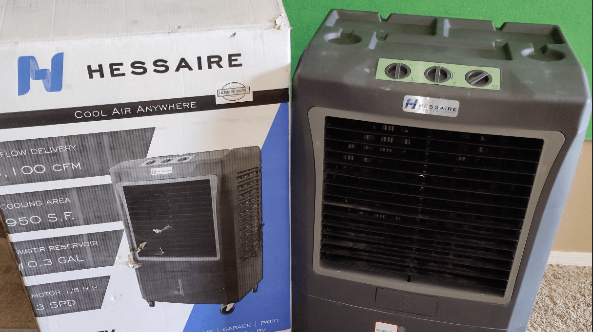 Hessaire Cfm Portable Evaporative Cooler Maris Review Channel