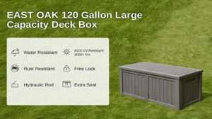 120 Gallon Large Deck Box