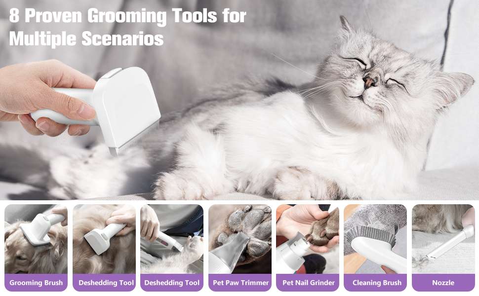 Homeika Dog Vacuum Grooming Kit - Maris Review Channel